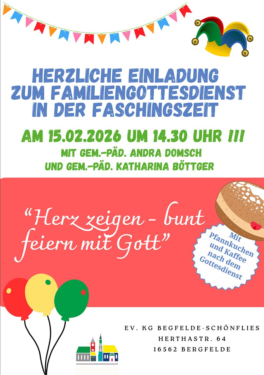 Plakat Gottesdienst 15.02.2026