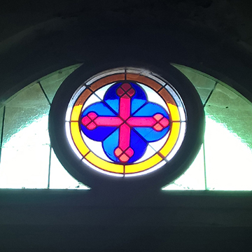 Fenster in Kirche Schönfließ