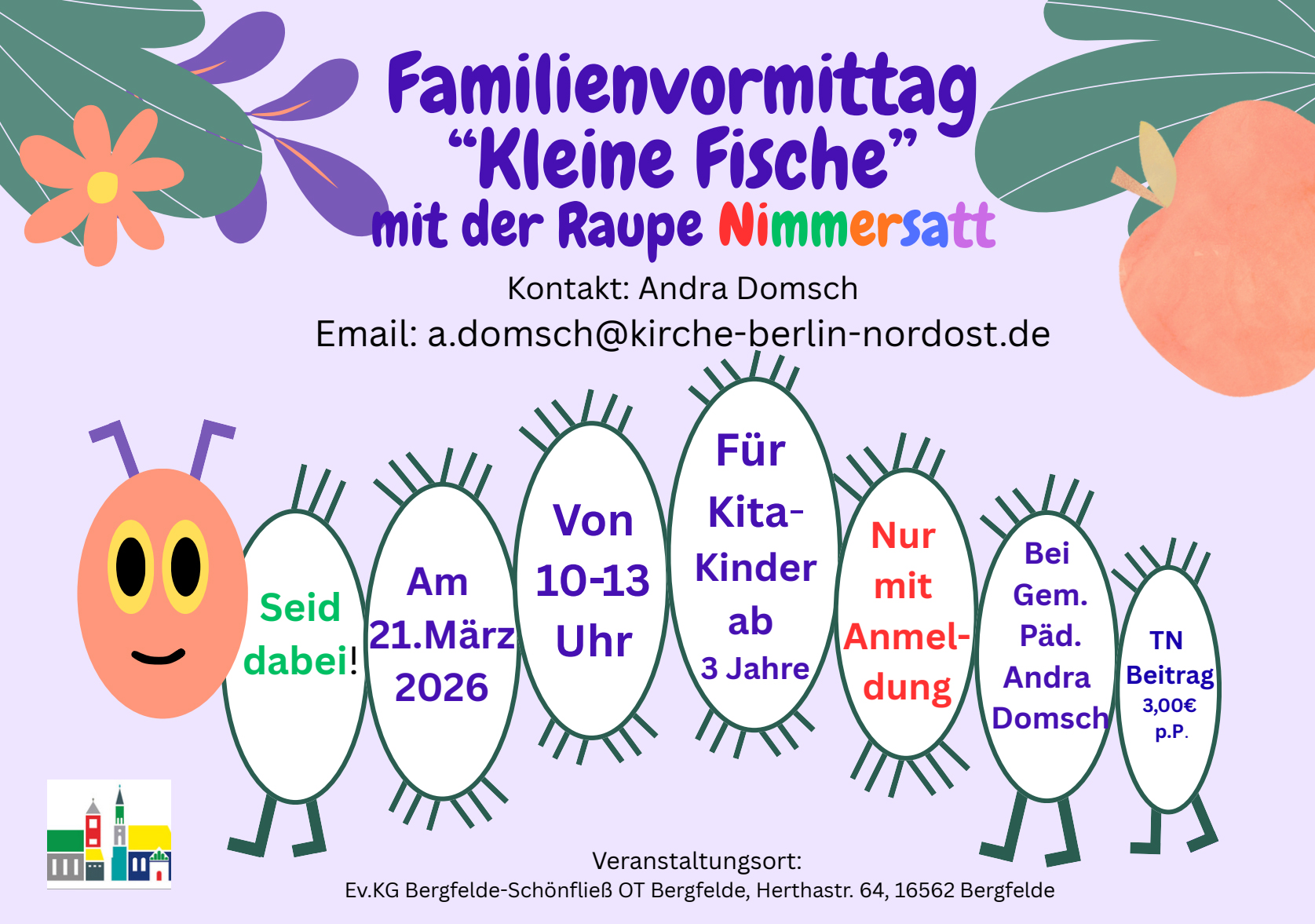 Plakat Kinderveranstaltung am 21. März